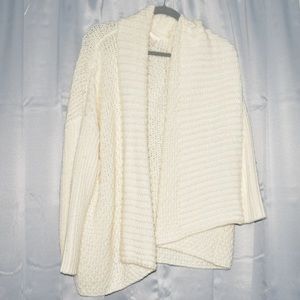 White Knit Cardigan
